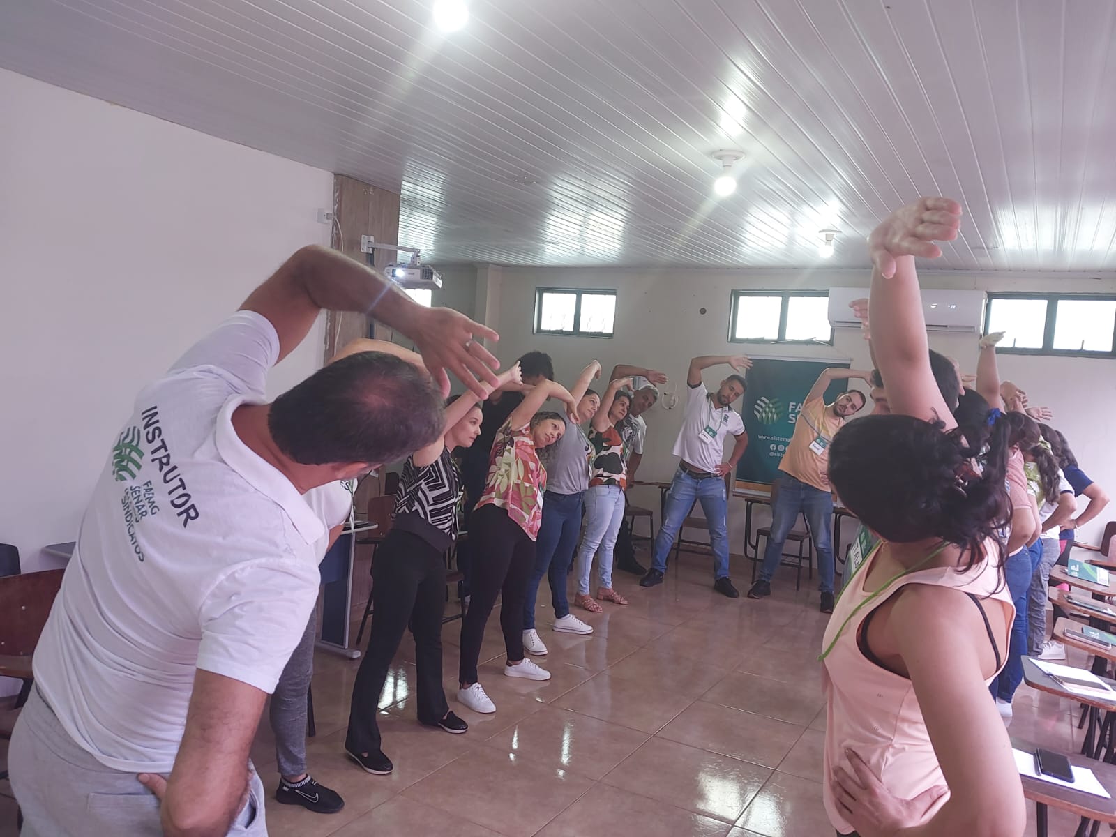 ATIVIDADE FÍSICA FOI TEMA DE CURSO DO SENAR EM INDIANÓPOLIS