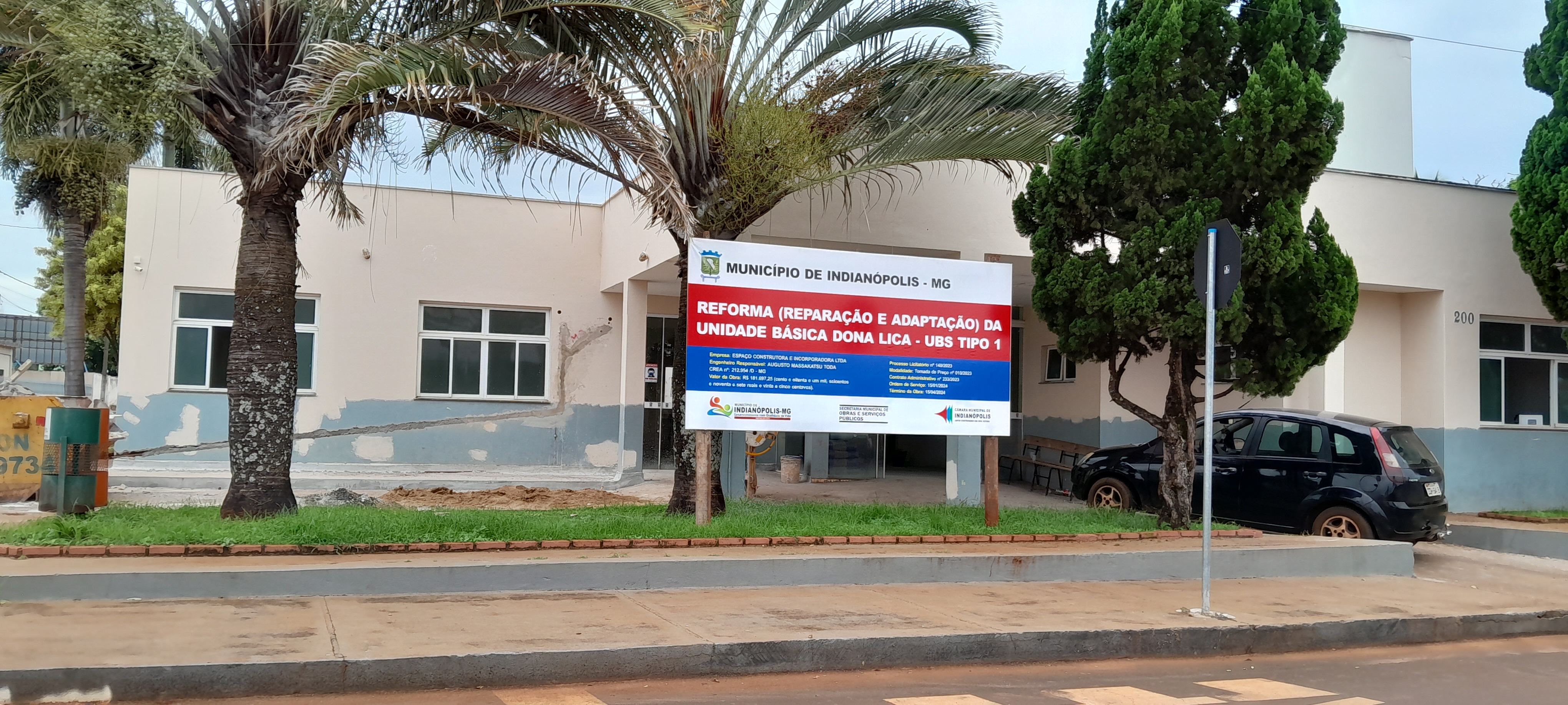OBRA DE REFORMA E ADAPTAÇÃO DO PSF DONA LICA NA RETA FINAL