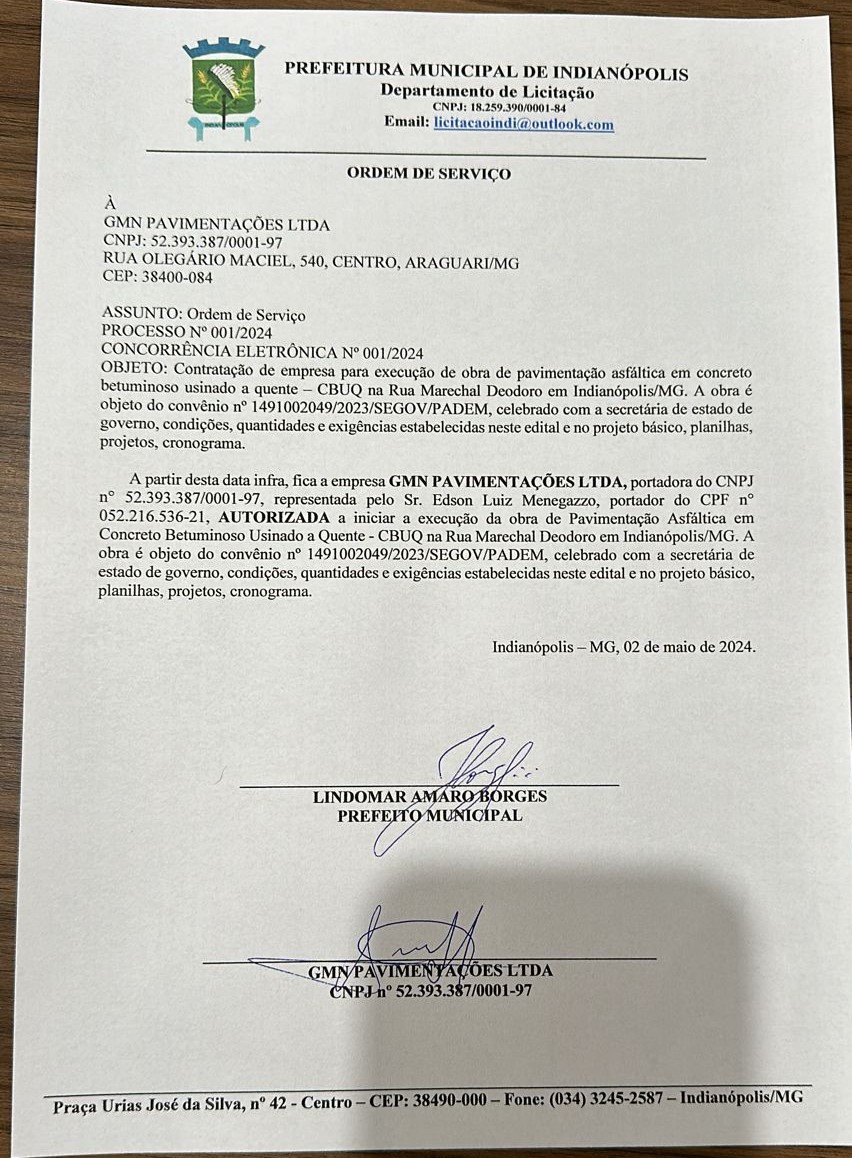 PREFEITURA INICIA MAIS UMA ETAPA DE ASFALTAMENTO DE ESTRADA RURAL
