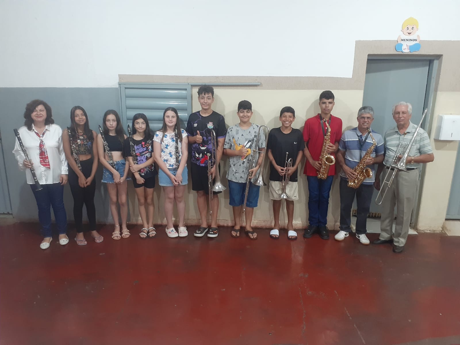 BANDA MUNICIPAL DE MÚSICA RECEBE NOVOS INSTRUMENTOS