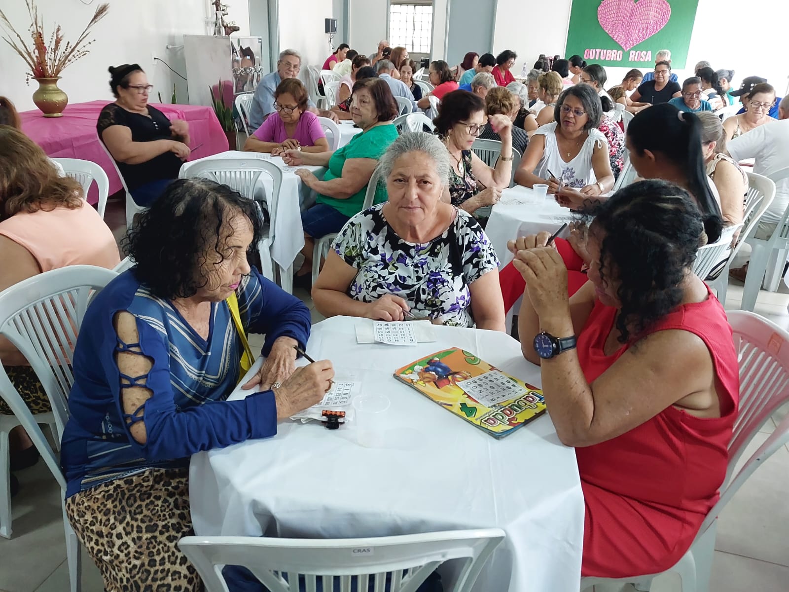 ATIVIDADE QUINZENAL REALIZADA COM O GRUPO DA TERCEIRA IDADE