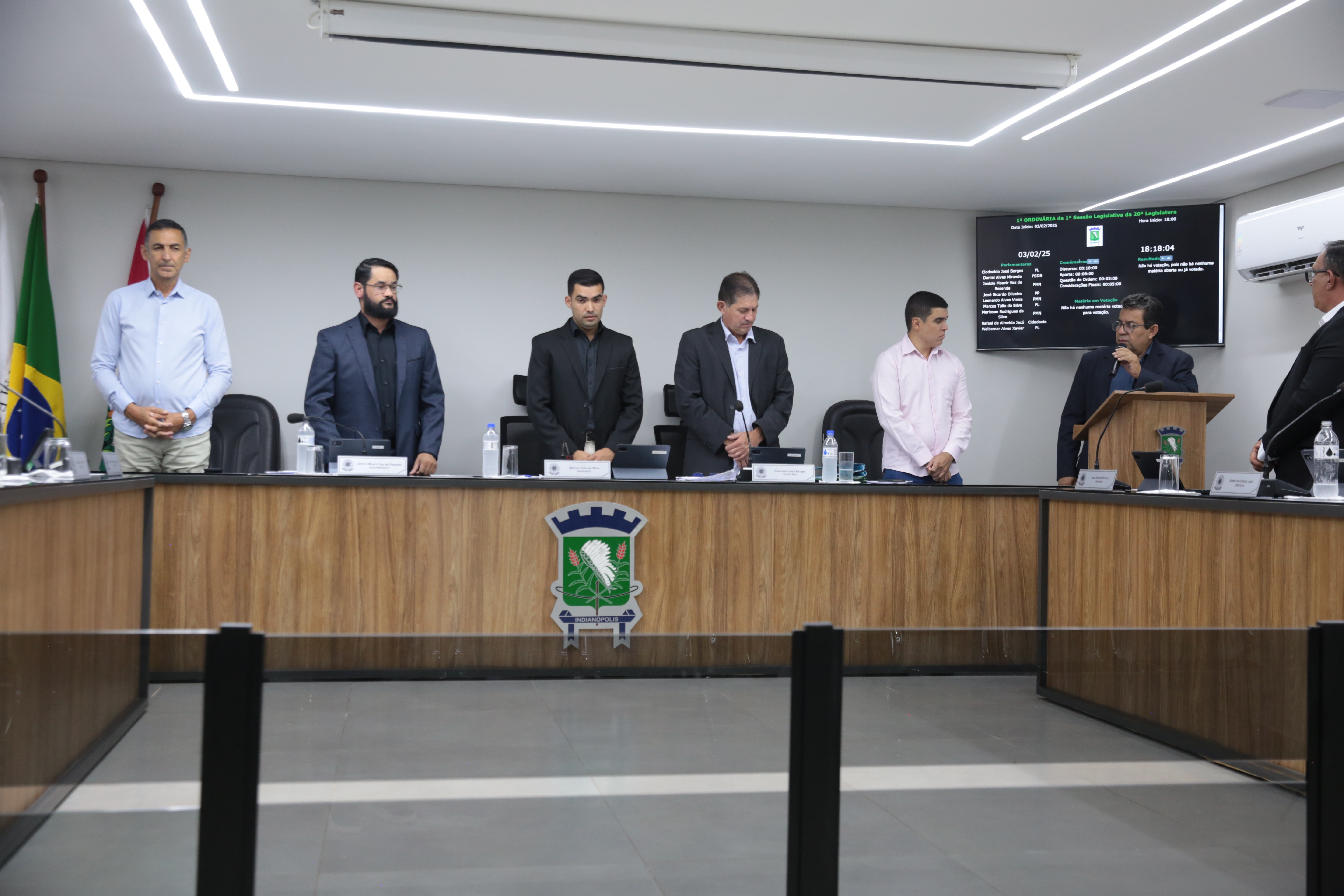 Primeira Reunião Ordinária da Câmara Municipal de Indianópolis Inicia os Trabalhos Legislativos de 2025