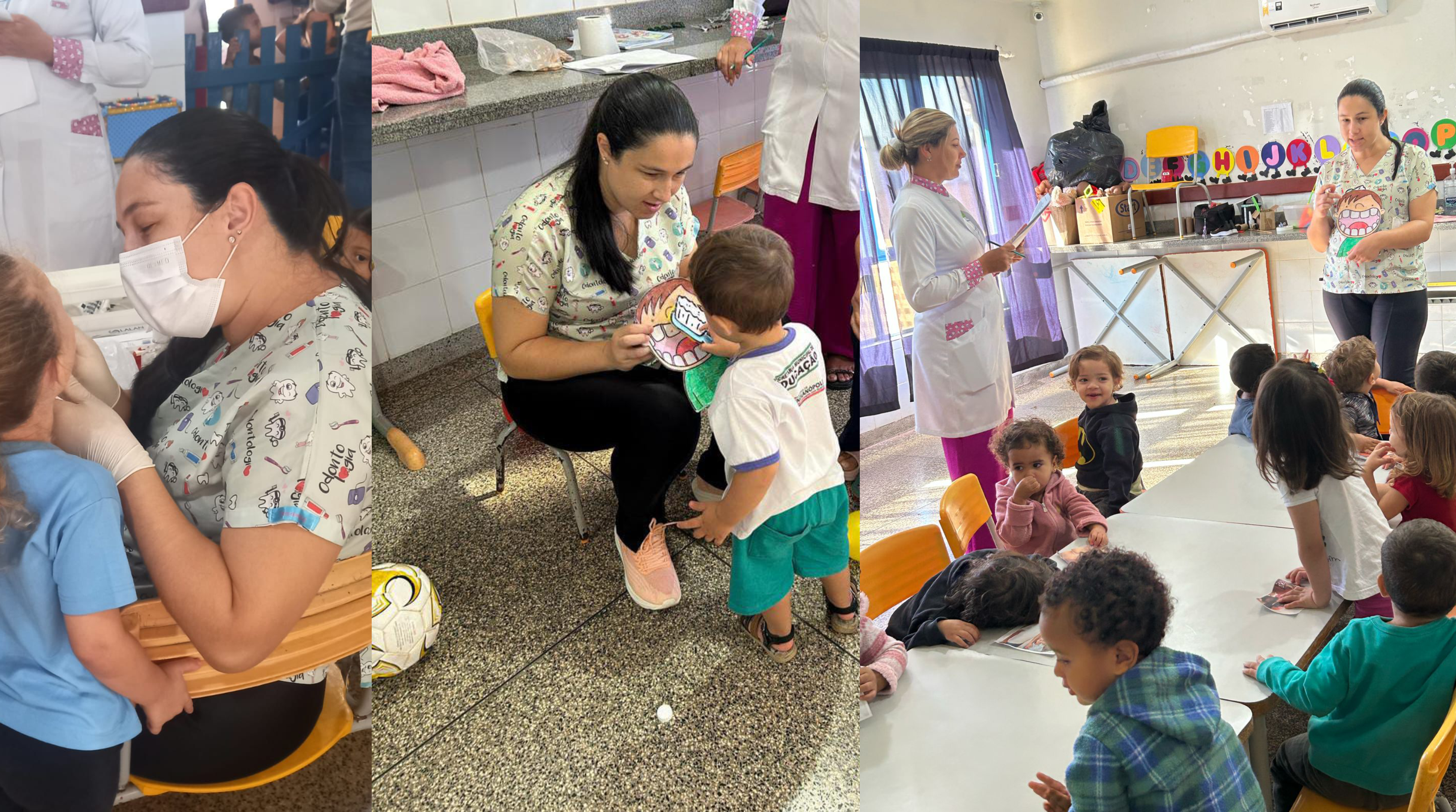 Saúde e prevenção desde cedo: ações especiais nas escolas marcam o Dia Mundial da Saúde em Indianópolis