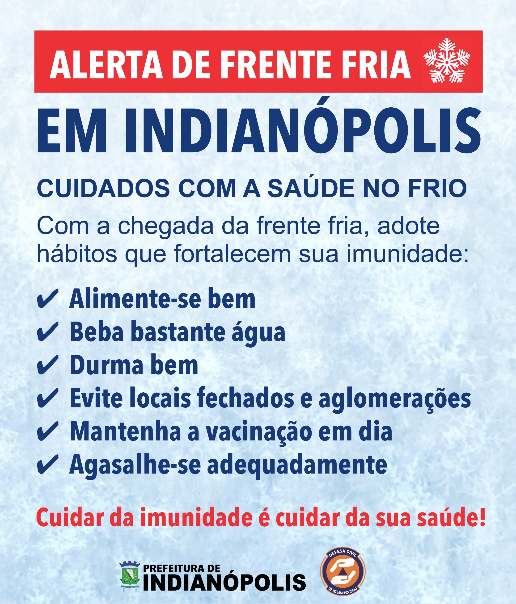 Cuidados com a saúde durante o frio: Prefeitura orienta população sobre prevenção