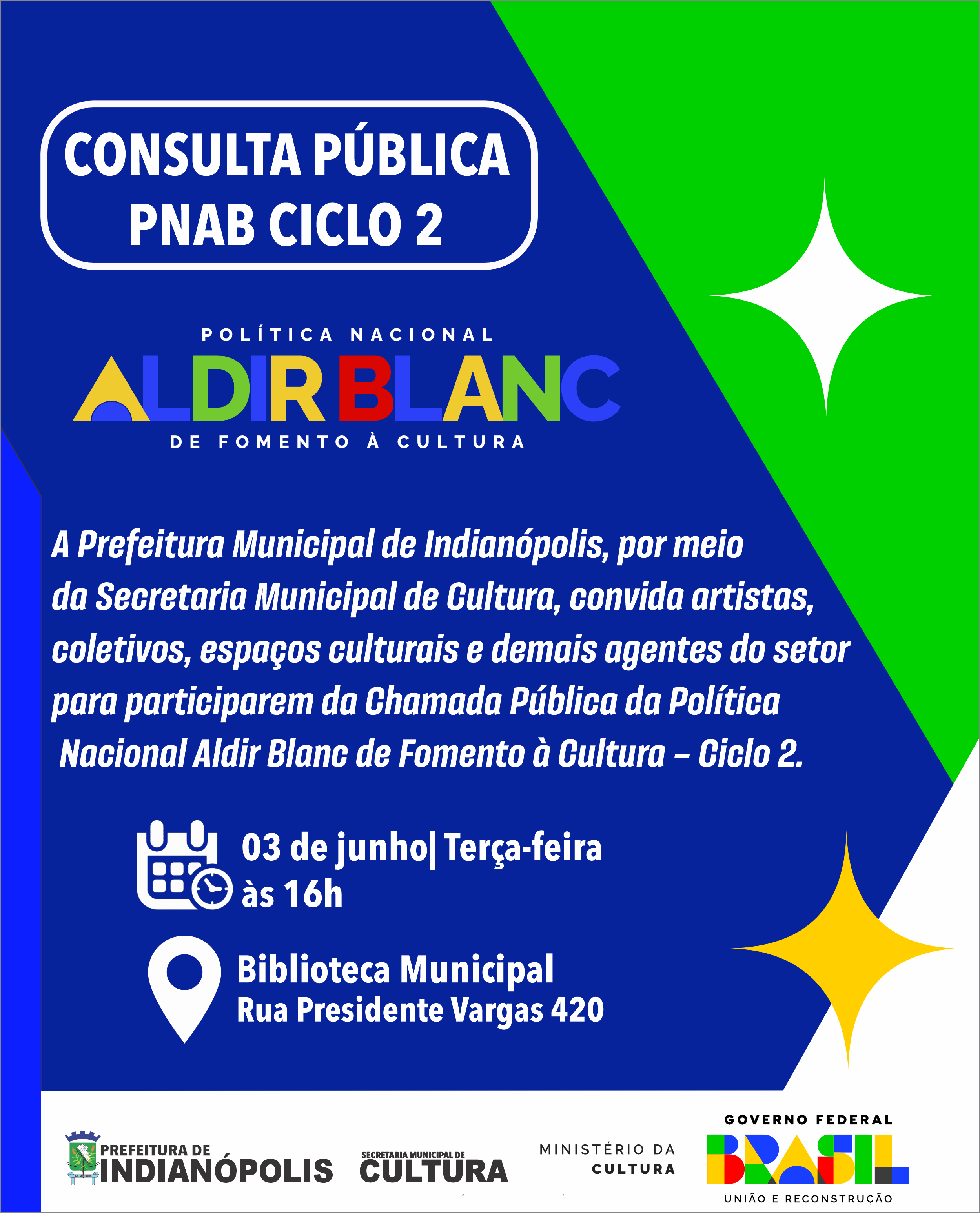 Chamada Pública – PNAB Ciclo 2