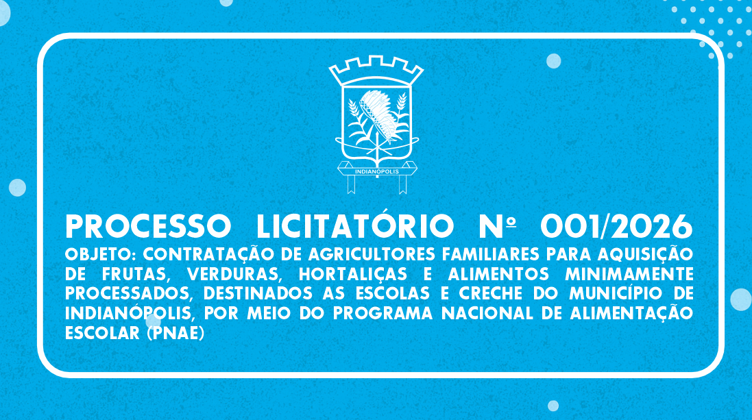 PROCESSO LICITATÓRIO Nº 001/2026 – CHAMADA PÚBLICA Nº 001/2026