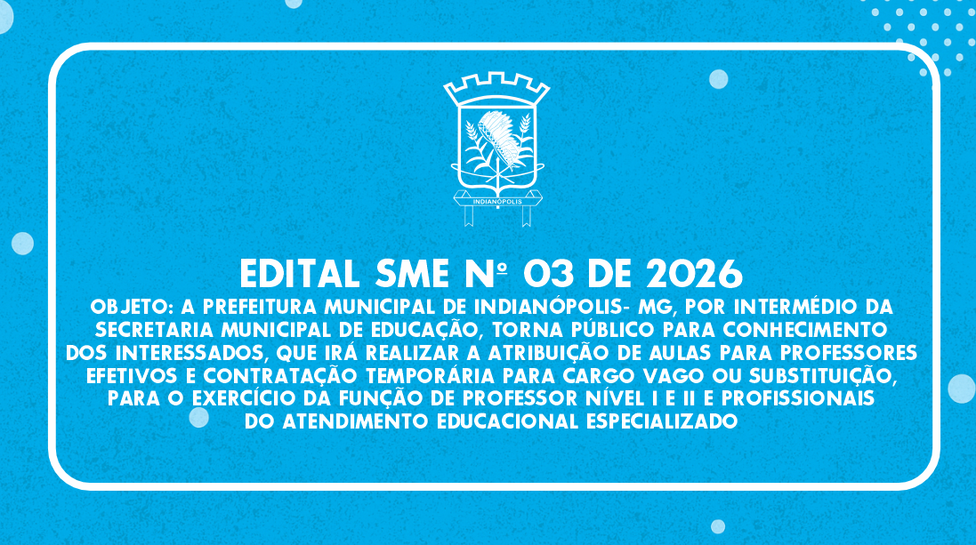 EDITAL SME Nº 03 DE 2026
