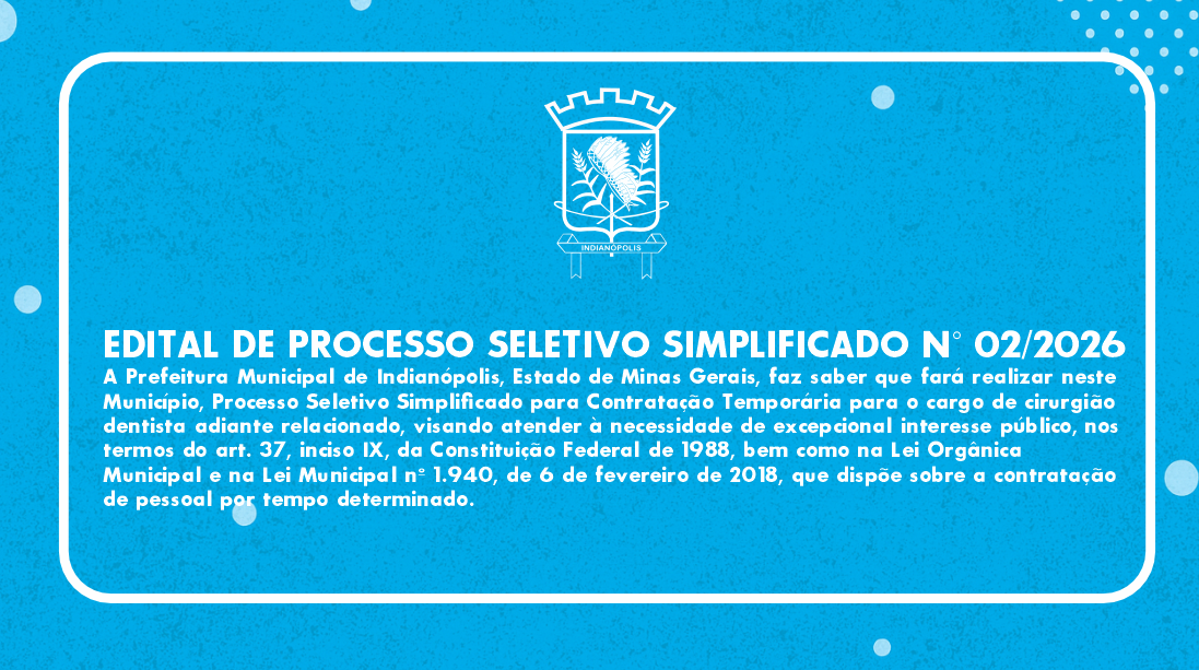 EDITAL DE PROCESSO SELETIVO SIMPLIFICADO N° 02/2026