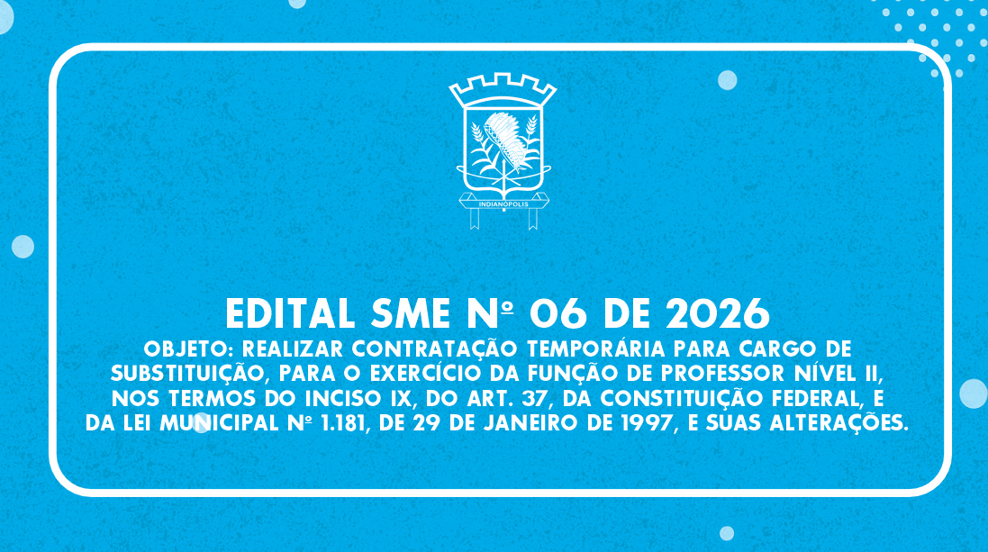 EDITAL SME Nº 06 DE 2026