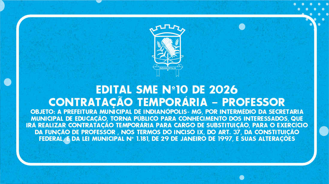 EDITAL SME Nº10 DE 2026