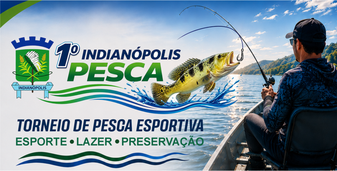 Prefeitura de Indianópolis homologa regulamento do 1º Indianópolis Pesca e confirma evento para junho de 2026