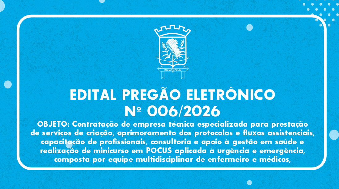EDITAL PREGÃO ELETRÔNICO 006/2026