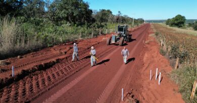 Prefeitura de Indianópolis inicia obras de pavimentação da Estrada do Monjolinho