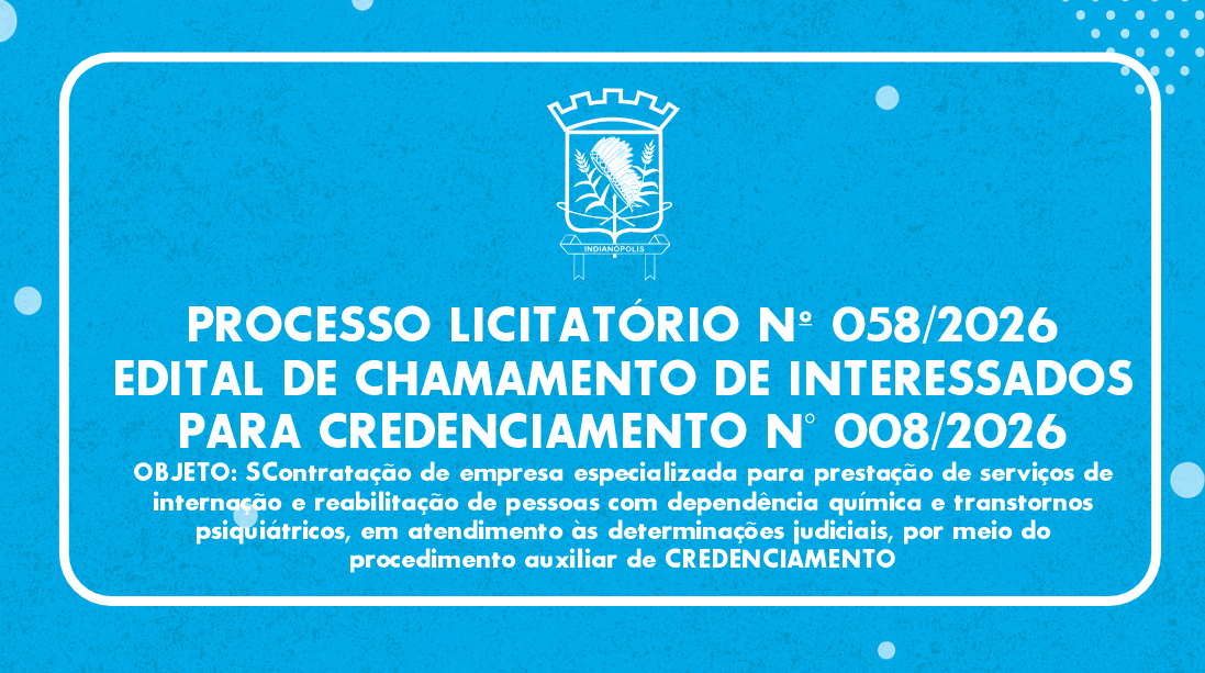 PROCESSO LICITATÓRIO Nº 058/2026