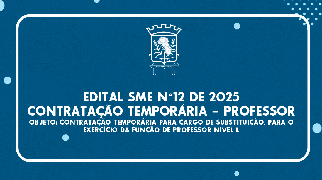 EDITAL SME Nº12 DE 2025
