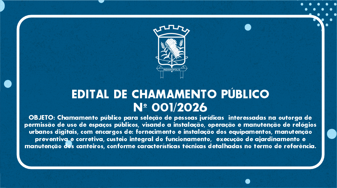 EDITAL DE CHAMAMENTO PÚBLICO Nº 001/2026