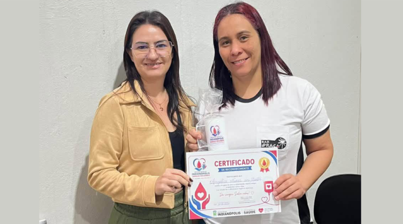 Indianópolis Sangue Solidário realiza primeira ação com doadores do município