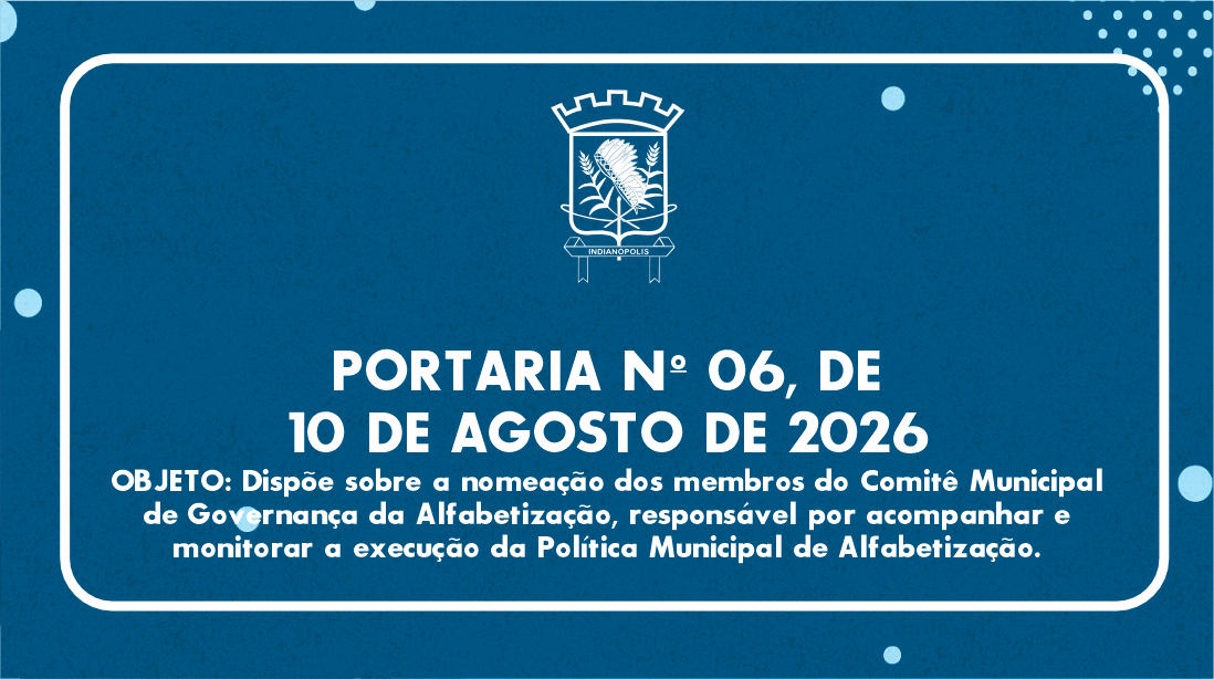 PORTARIA Nº 06, DE 10 DE AGOSTO DE 2026